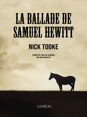 cover image of La ballade de Samuel Hewitt